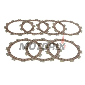 Sada spojkových lamel -FERODO- FCD0308, Aprilia RS250 (1995-2002), Suzuki DR350/S/SE/SH/R (1990-1999), Suzuki GS450/500E/500F (1980-2011), Suzuki GSX400E/S/L (1980-1987), Suzuki RGV250 (1990-1995)