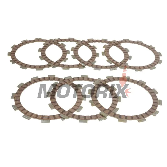 Sada spojkových lamel -FERODO- FCD0308, Aprilia RS250 (1995-2002), Suzuki DR350/S/SE/SH/R (1990-1999), Suzuki GS450/500E/500F (1980-2011), Suzuki GSX400E/S/L (1980-1987), Suzuki RGV250 (1990-1995)