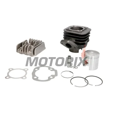 Sada válce a pístu s hlavou -MOTORIX- 70cc (47mm), Minarelli Vertical - Yamaha BWs, MBK Booster