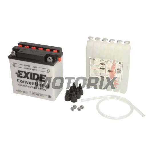 Akumulátor -EXIDE- 12N9-4B-1, 9Ah 12V