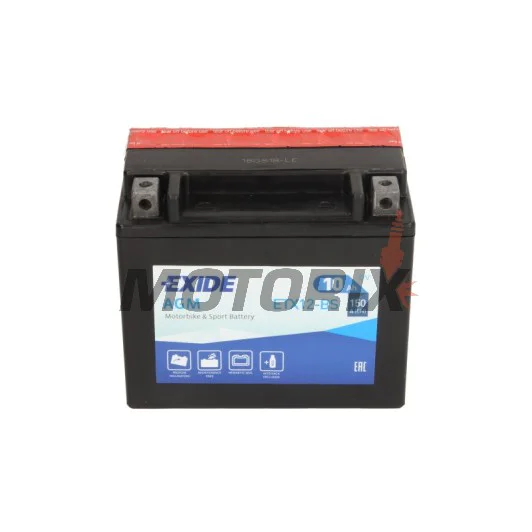 Akumulátor -EXIDE- YTX12-BS, 10Ah 12V