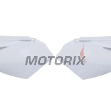 Zadní boční plasty -POLISPORT- bílé, SUZUKI RM-Z 450 2007-2007