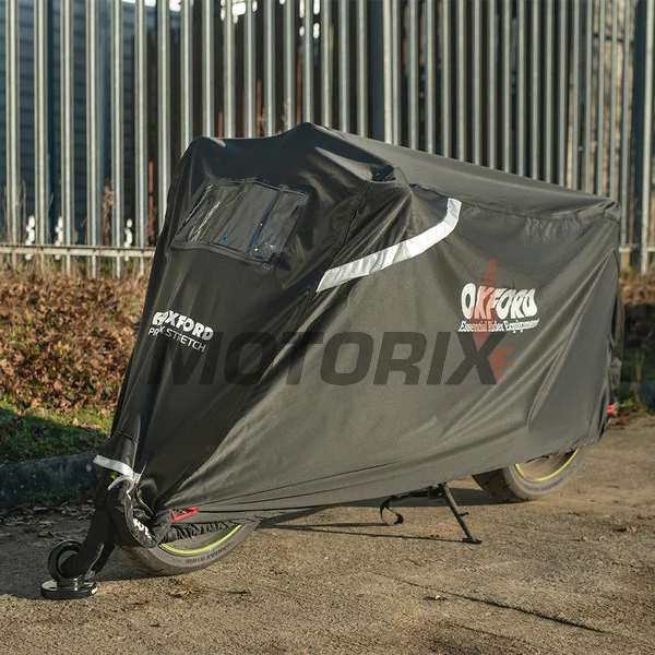 Plachta na motocykl -OXFORD- Stormex, černé, M