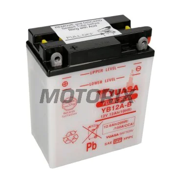 Akumulátor -YUASA- YB12A-B, 13Ah 12V