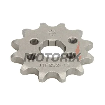 Přední pastorek -JT- JTF252,12, 12 zubů, Honda ATC 70 1982-1985, CB 50 1975-1983, CRF 80 2004-2013, MBX 50 1983-1986, MTX 50 1984, NSR 50 1989-1996, 2000, ST 70 1990-1996, XR 80 1979-2003