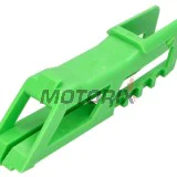 Vodítko řetězu -POLISPORT- zelený, polyuretan, KAWASAKI KX 250/450 2009-2023