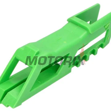 Vodítko řetězu -POLISPORT- zelený, polyuretan, KAWASAKI KX 250/450 2009-2023
