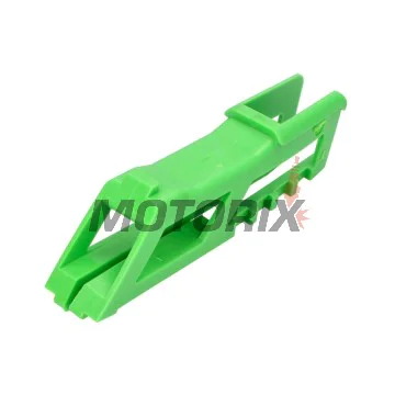Vodítko řetězu -POLISPORT- zelený, polyuretan, KAWASAKI KX 250/450 2009-2023
