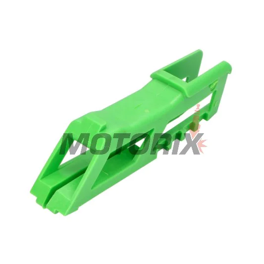 Vodítko řetězu -POLISPORT- zelený, polyuretan, KAWASAKI KX 250/450 2009-2023