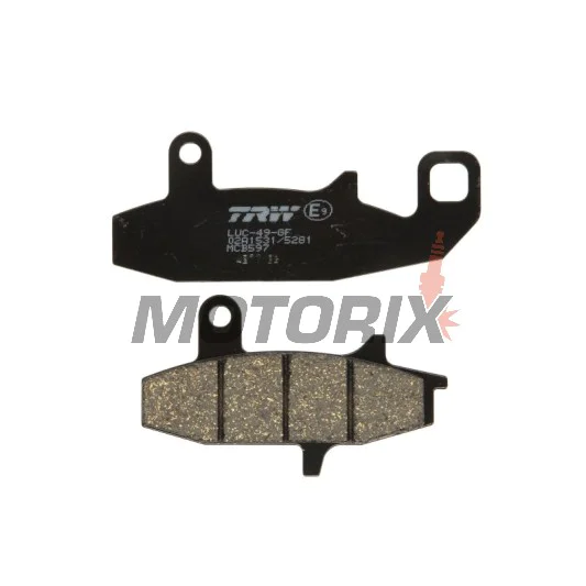 Brzdové destičky -TRW- MCB597, Honda VTZ250 Xelvis, Suzuki DR650/650R/RS/RSE/RE/SE, DR750S-800S Big (1988-1996)
