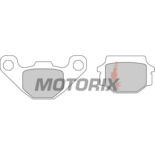 Brzdové destičky -FERODO- FDB731P, Aprilia MX 125 (2003-2007), RX 125 (2000-2001), Cagiva WMX 125 (1989), Husqvarna TC 510 & TE 510 (1990-1991)