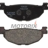 Brzdové destičky -FERODO- FDB2200P, Yamaha YP Majesty 400 2005-2007