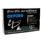 Přední moto stojan -OXFORD- Black Front Paddock Stand 2.0, do 250kg