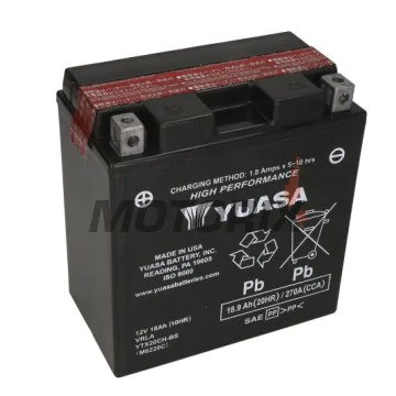 Akumulátor -YUASA- YTX20CH-BS, 19Ah 12V