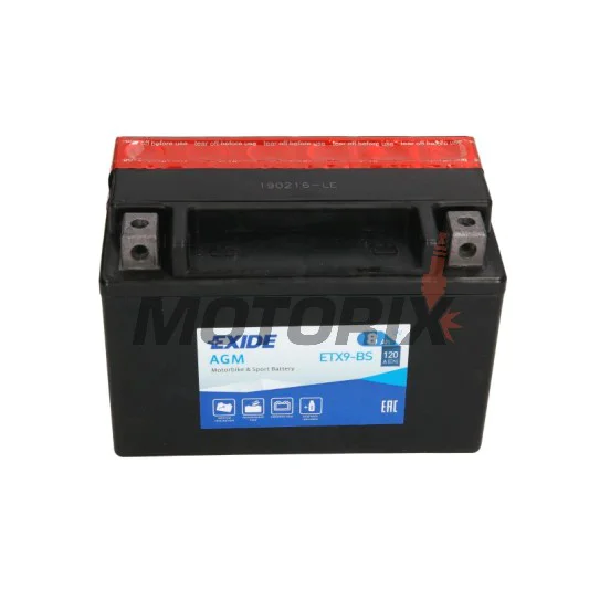 Akumulátor -EXIDE- YTX9-BS, 8Ah 12V