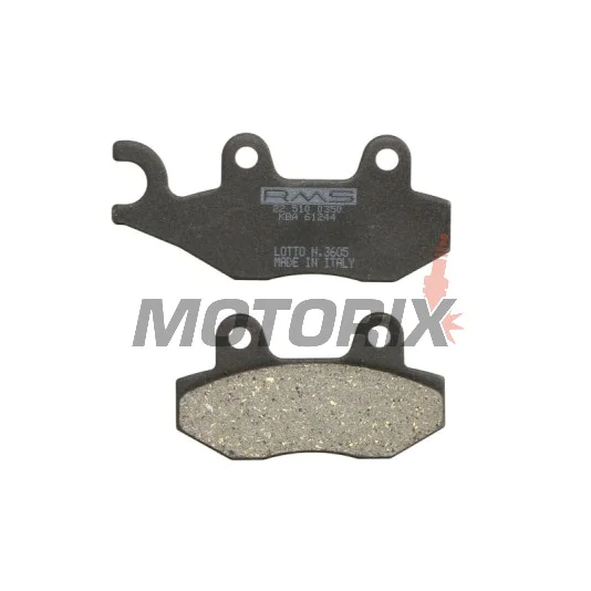 Brzdové destičky -RMS- 22 510 0350, Kymco Dink 125 1997-2012, Kymco Dink 150 1997-2000, 2002-2003