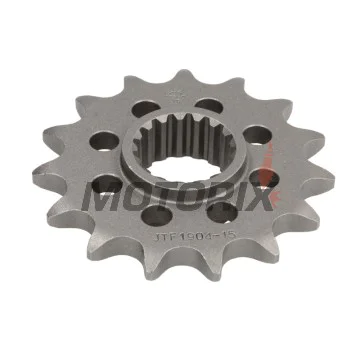 Přední pastorek -JT- JTF1904,15, 15 zubů, KTM RC8 1190 2008-2015, SM 990 2009-2013, SMR 990 2011, Super Adventure 1290 2014-2020, Super Duke 1290 2016-2019, Super Duke 990 2004-2013, Super Enduro 950 2006-2010, Supermoto 950 2005-2010