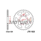 Zadní rozeta -JT- JTR1825,42, 42 zubů, ocelový, Suzuki DR 750 1988, GN 400 1980-1982, GS 1000 1978, GSX-R 1100 1989-1994, GSX-R 250 1987-1989, LT 250 1985-1986, LT 300 1987-1989, LT 500 1987-1990, RG (RGV) 125 1992-1994, SG 350 1991-1992