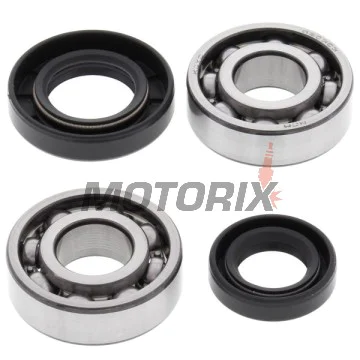 Sada ložisek a gufer klikové hřídele -4 RIDE- Kawasaki KFX 50 2003-2006, Suzuki JR 50 1978-2007, Suzuki LT 50 1984-1987, Suzuki LT-A 50 2001-2005