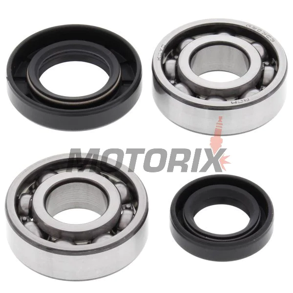 Sada ložisek a gufer klikové hřídele -4 RIDE- Kawasaki KFX 50 2003-2006, Suzuki JR 50 1978-2007, Suzuki LT 50 1984-1987, Suzuki LT-A 50 2001-2005