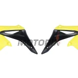 Přední boční plasty -POLISPORT- černé/žluté, SUZUKI RM-Z 250 2010-2018