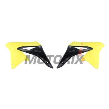 Přední boční plasty -POLISPORT- černé/žluté, SUZUKI RM-Z 250 2010-2018