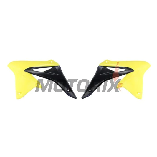 Přední boční plasty -POLISPORT- černé/žluté, SUZUKI RM-Z 250 2010-2018