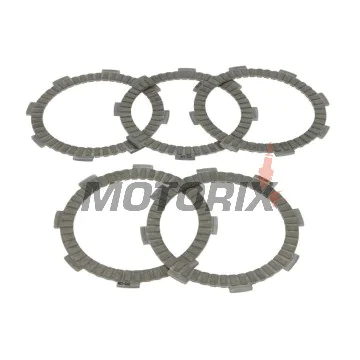 Sada spojkových lamel -TRW- MCC103-5, Honda CB/CG/CBF/CR/CRF/CRM/NX/NSR/TRX/XL/XR 50-250 (1975-2008); Yamaha MT/WR/YZ/YZF-R125 50-125 (2008-2017)