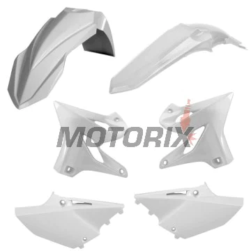 Sada plastů -POLISPORT- bílé, YAMAHA YZ 125/250 2015-2021