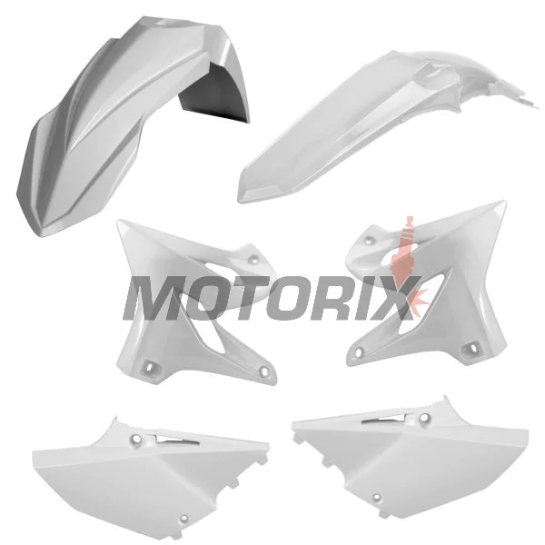 Sada plastů -POLISPORT- bílé, YAMAHA YZ 125/250 2015-2021