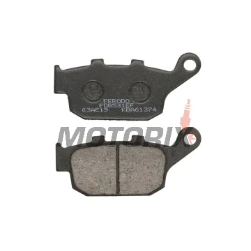 Brzdové destičky -FERODO- FDB531EF, Honda Transalp/Africa Twin/Dominator/Deauville, Triumph Daytona/Street Triple/Tiger, Buell XB/Lightning/Cyclone, Cagiva Elefant/Navigator, Suzuki Freewind, Yamaha XJ6/X-Max 1986-2020