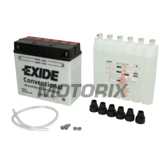 Akumulátor -EXIDE- 12Y16A-3A 51913, 20Ah 12V