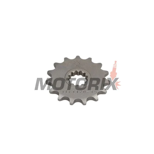 Přední pastorek -JT- JTF1120,15, 15 zubů, Aprilia MX 50 2003-2006, RS 50 1999-2005, RX 50 1998-2005, Tuono 50 2003-2005, Beta RR 50 2002-2020, Betamotor RR Racing 50 2005-2020, RR Supermotard 50 2002-2009, Yamaha DT 50 1997-2006