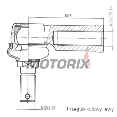 Vnější čep řízení -4 RIDE- Honda TRX 450/500/650/680 2001-2017
