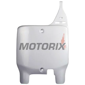 Motokrosová maska/tabulka startovního čísla -POLISPORT- bílá, SUZUKI RM 125/250 1999-2000
