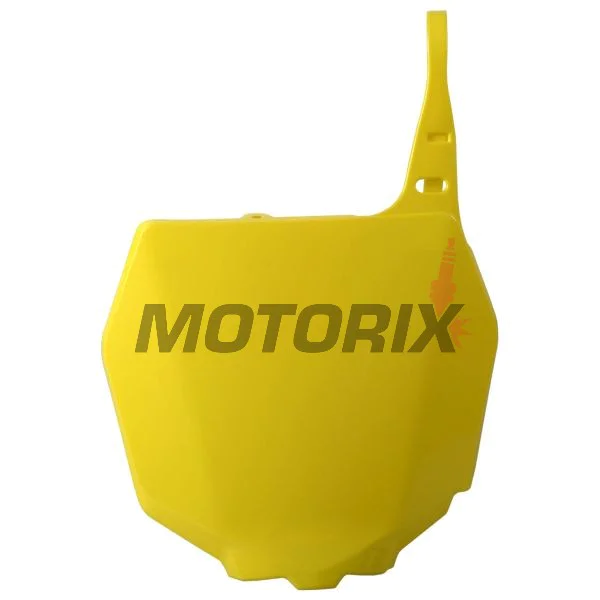 Motokrosová maska/tabulka startovního čísla -POLISPORT- žlutá, SUZUKI RM, RM-Z 125/250 2001-2009