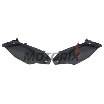 Zadní boční plasty -POLISPORT- černé, KAWASAKI KX 250/450 2012-2016
