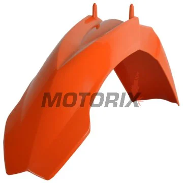 Přední Supermoto blatník -POLISPORT- oranžový, KTM SX 85 2006-2012
