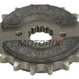 Přední pastorek -JT- JTF513,18RB, 18 zubů, s gumový tlumič, Cagiva Raptor 1000 2001-2006, V-Raptor 1000 2001-2006, X-Raptor 1000 2002-2003, X-Tra Raptor 1000 2001-2005, Kawasaki GPX 500 1988, GPX 600 1988-1990, 1993-2000, GPX 750 1987-1988