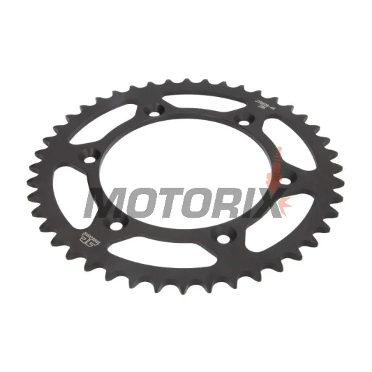 Zadní rozeta -JT- JTR808,44, 44 zubů, ocelový, Kawasaki KLX 400 2003, Suzuki DR 350 1990-1999, DR-Z 250 2001-2007, DR-Z 400 2000-2017, RM 100 1979-1982, RM 125 1983-2012, RM 250 1989-2007, 2009-2012, RM-X 250 1989-2001, RM-X 450 2010-2019