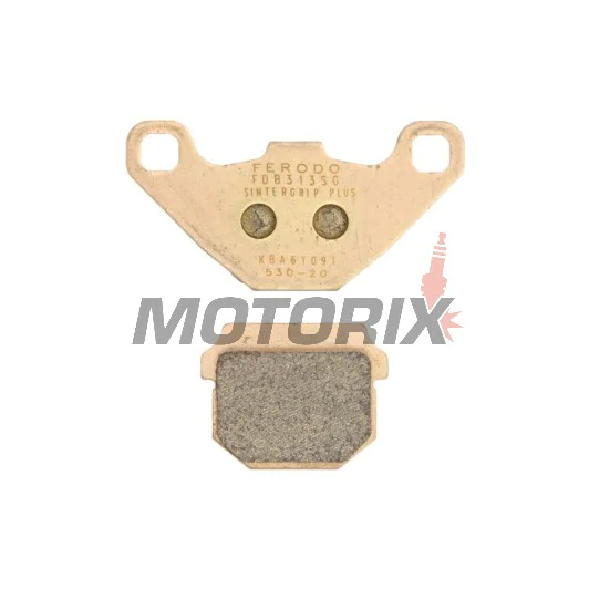 Brzdové destičky -FERODO- FDB313SG, Aprilia Pegaso/Tuareg/RS4 50-600 1989-2014; Kawasaki KDX/KMX/KX 100-250 1981-1998; Peugeot Vivacity/Speedake/Buxy 50-100 1994-2010; Suzuki Address/Street Magic 50-125 1995-2016