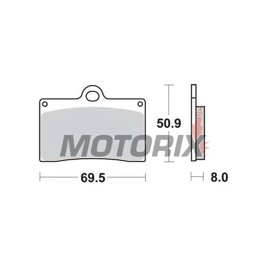 Brzdové destičky -TRW- MCB540, Aprilia RS/RS4, Beta Euro/Jonathan, Cagiva Canyon/Mito/Raptor, Ducati Monster/SS/916, Gas Gas FSE/FSR, KTM Duke/LC4/SMR, Moto Guzzi California/Daytona, MZ Skorpion, Sachs Roadster/XTC, Yamaha SZR - 125-1100cc, 1988-2016