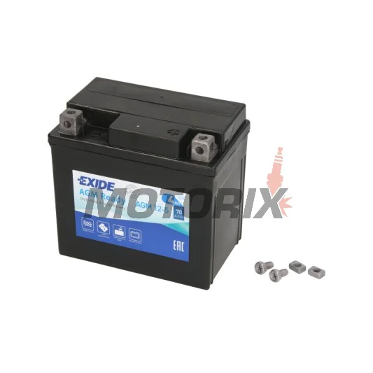 Akumulátor -EXIDE- YTX5L-BS READY, 4Ah 12V