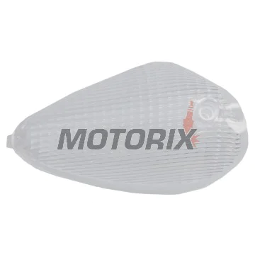 Sklíčko blinkru -VICMA- přední pravý, Aprilia Gulliver 50 AC/LC, Gilera Storm 50, Piaggio NRG mc3/Purejet/Typhoon 50 1996-2010