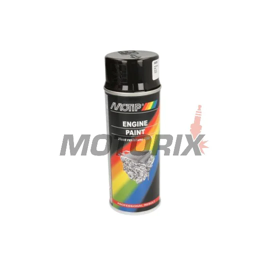 Barva na motor ve spreji -MOTIP- černá, 400ml