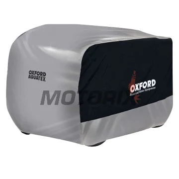 Plachta na ATV -OXFORD- Aquatex ATV, černá/stříbrná, L