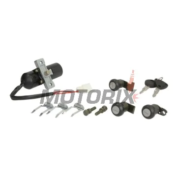 Sada zámků -RMS- RMS 24 605 0380, Honda FES 125/150 1998-2002, Honda FES 250 1998-2005, Honda NES 125/150 2000-2006