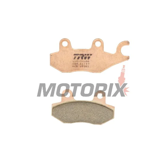 Brzdové destičky -TRW- MCB582SI, ATK 250/260/406, CAN-AM Commander/Maverick 800/1000, Kawasaki Brute Force/KLX/KVF/Teryx, Suzuki DR/RM/LT-R, Yamaha TT/WR/XTZ/YFM/YFZ/YXR/YZ (1989-2020)