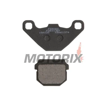 Brzdové destičky -FERODO- FDB313EF, Aprilia Pegaso/Tuareg/RS4 50-600 1989-2014; Kawasaki KDX/KMX/KX 100-250 1981-1998; Peugeot Vivacity/Speedake/Buxy 50-100 1994-2010; Suzuki Address/Street Magic 50-125 1995-2016