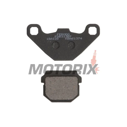 Brzdové destičky -FERODO- FDB313EF, Aprilia Pegaso/Tuareg/RS4 50-600 1989-2014; Kawasaki KDX/KMX/KX 100-250 1981-1998; Peugeot Vivacity/Speedake/Buxy 50-100 1994-2010; Suzuki Address/Street Magic 50-125 1995-2016